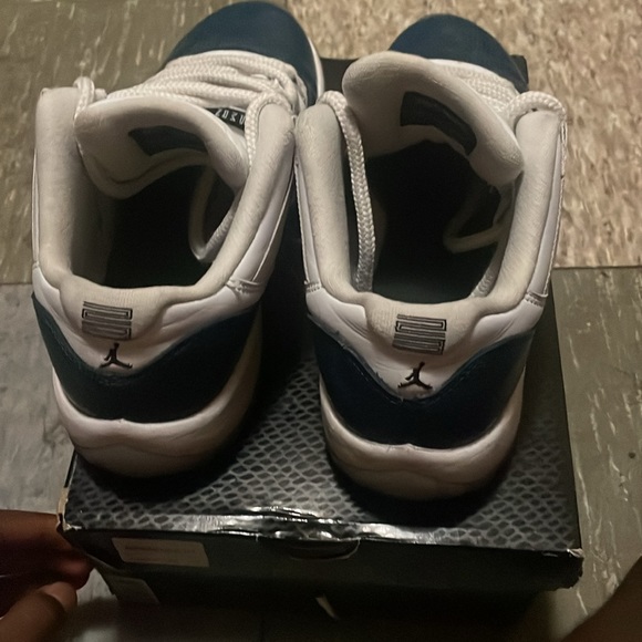 Jordan 11 low navy blue snakeskin - Picture 3 of 4